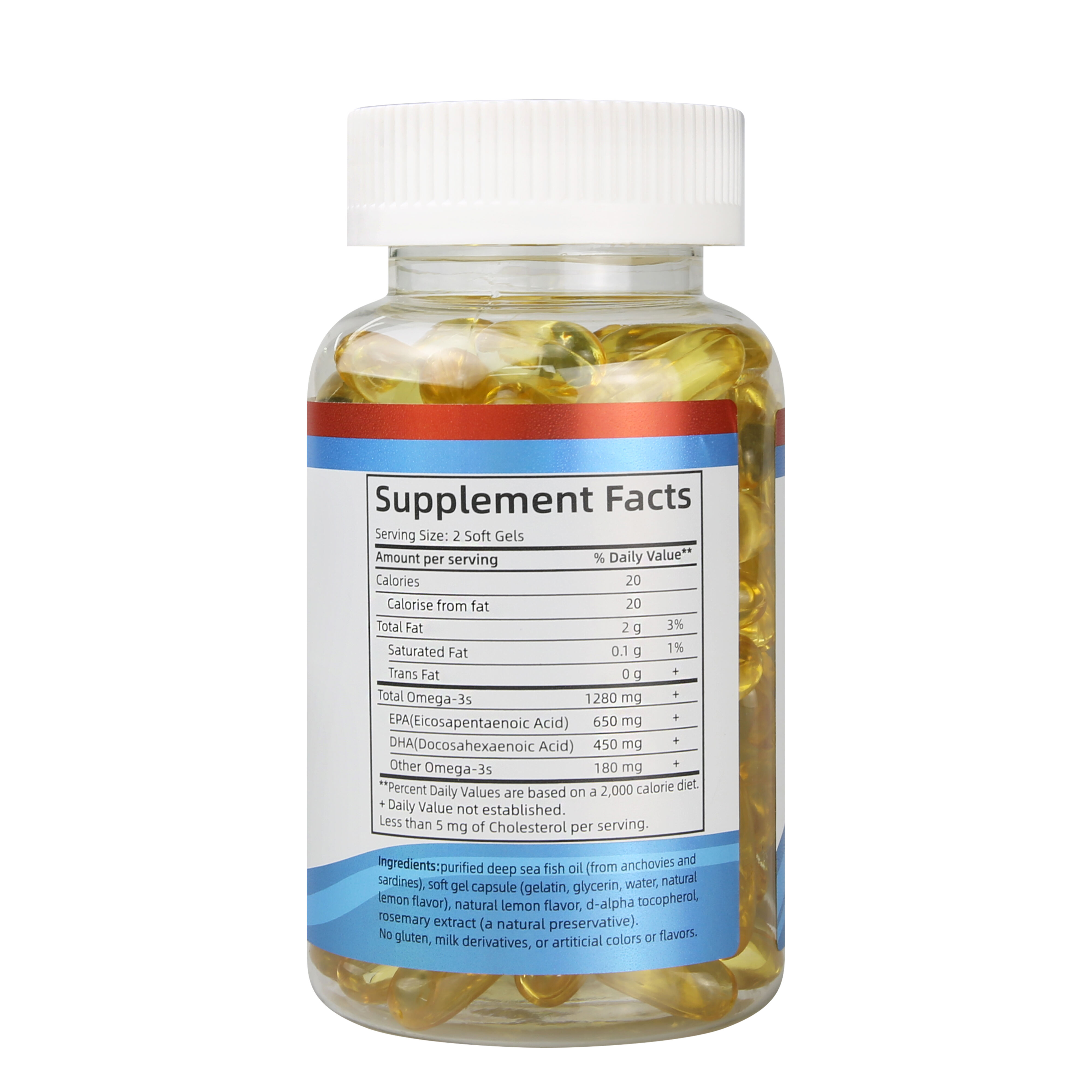 Omega 3 Fish Oil with Private Label factory