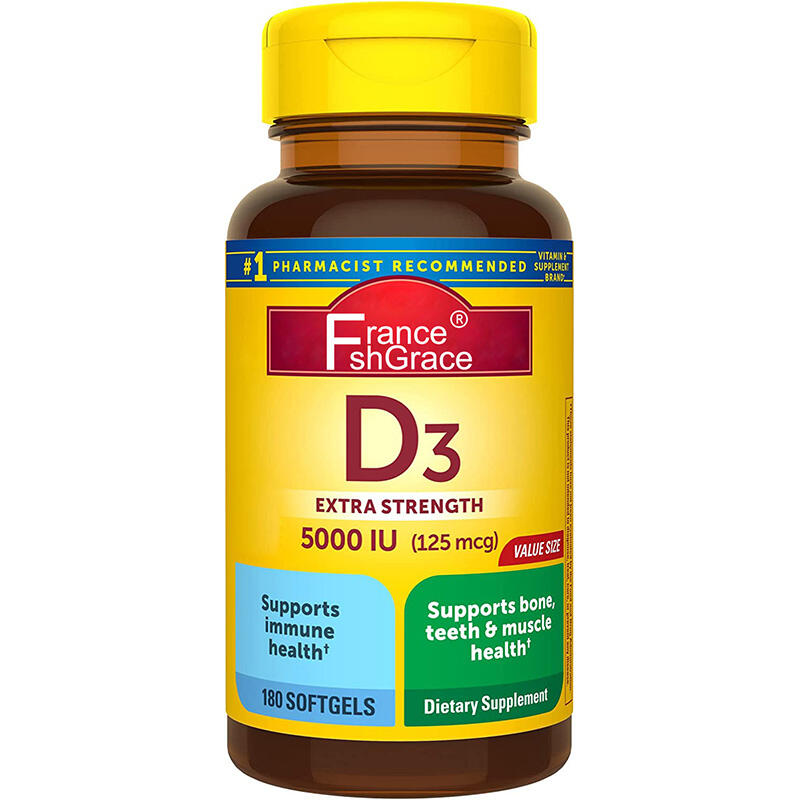 Vitamin D3 IU Dietary Supplement for Immune Health Support details