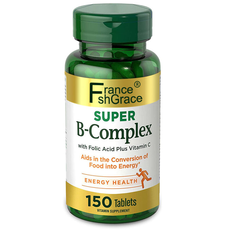 Energy health super b-complex with folic acid plus vitamin c supplier