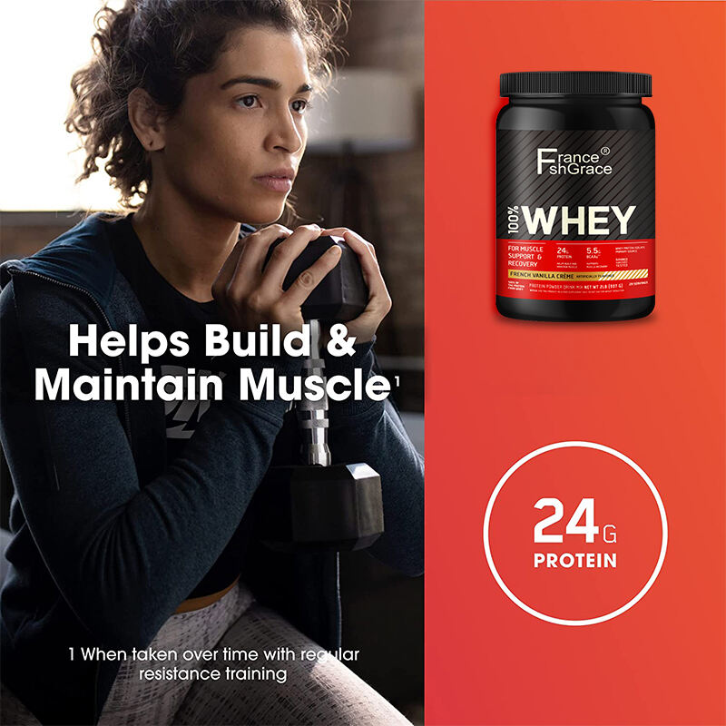 Whey Protein Powder Supplement for Muscle Support and Maintenance details
