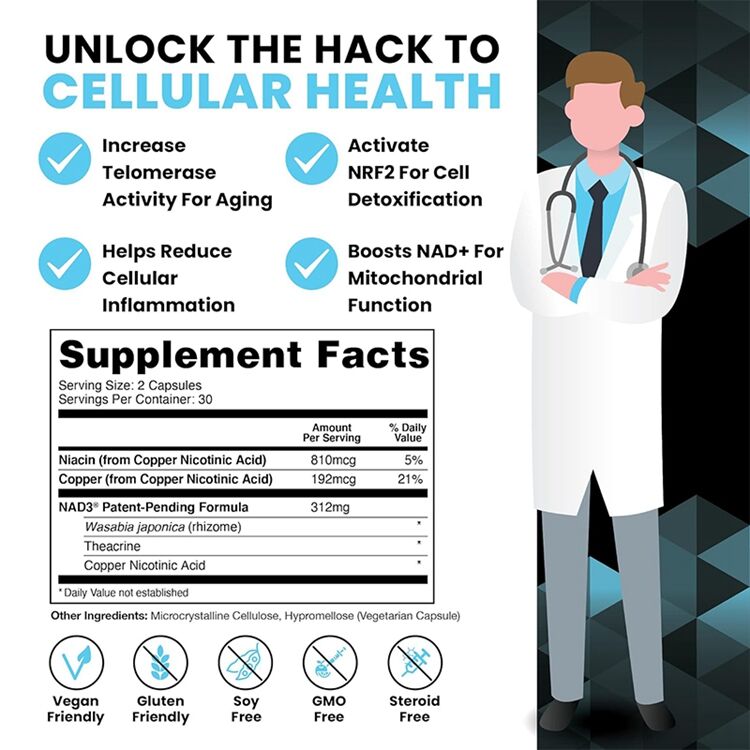 Veggie Capsules NAD+ Booster manufacture