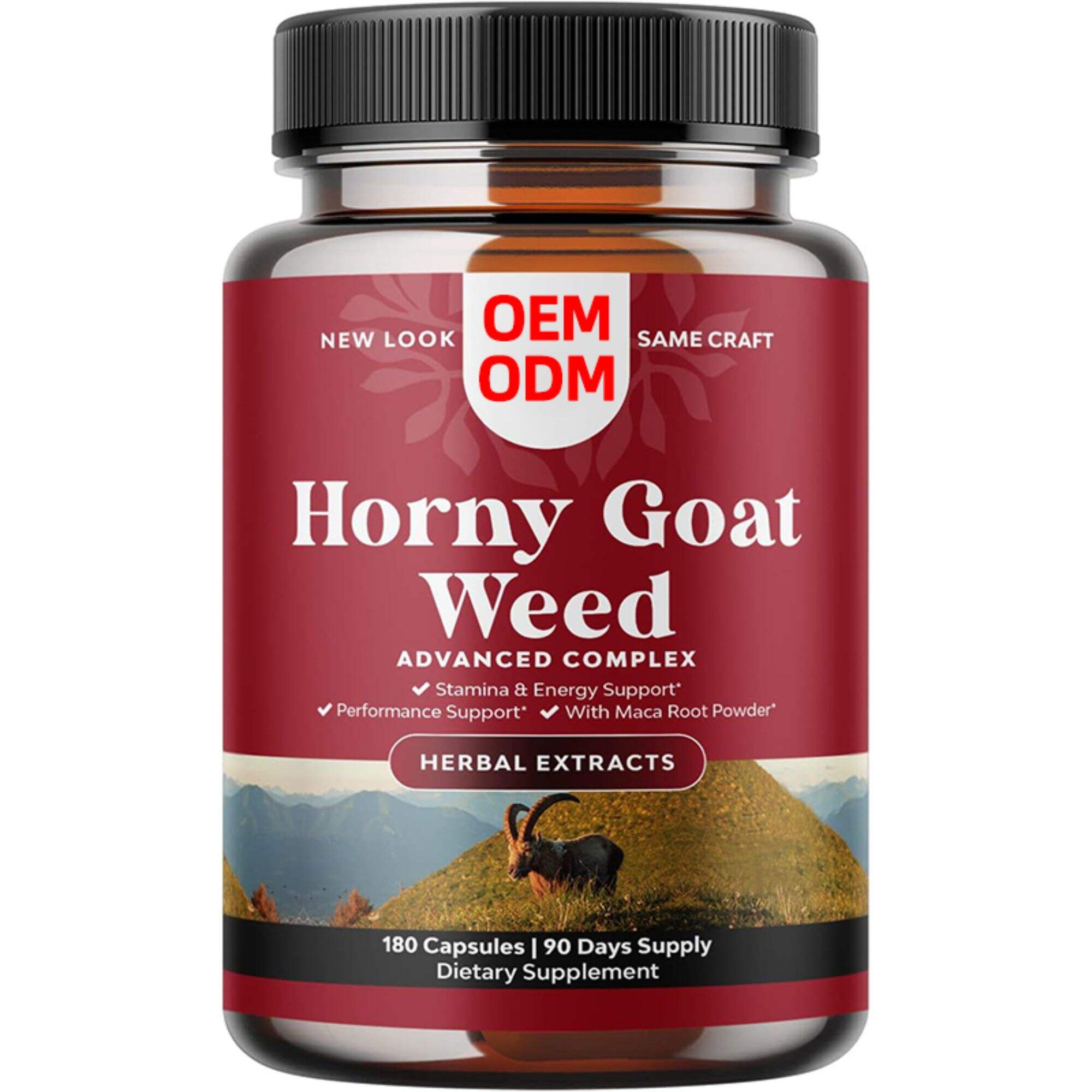 Horny Goat Weed for Male Enhancement - Extra Strength Horny Goat Weed for Men 1590mg per serving Complex with Tongkat Ali Saw Palmetto Extract Panax Ginseng and Black Maca Root for Stamina & Energy