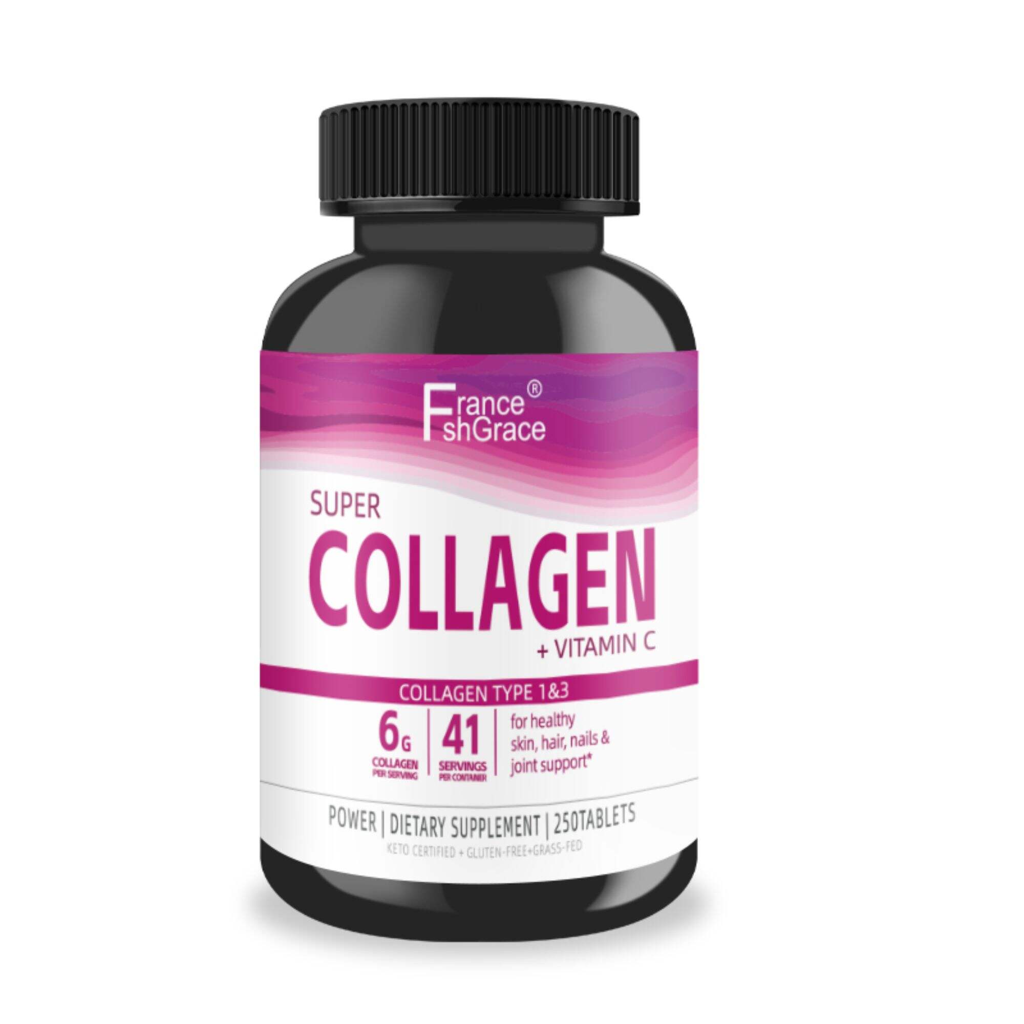 Collagen peptide tablets