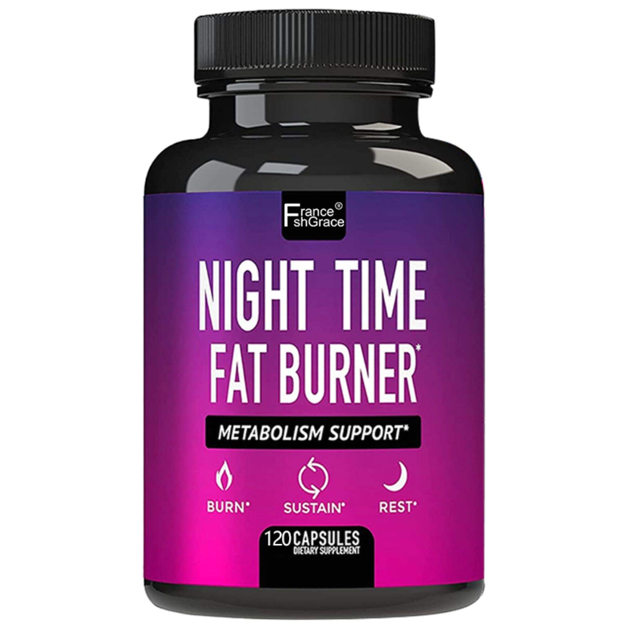 Night Time Fat Burner Weight Loss Diet Pills Capsules