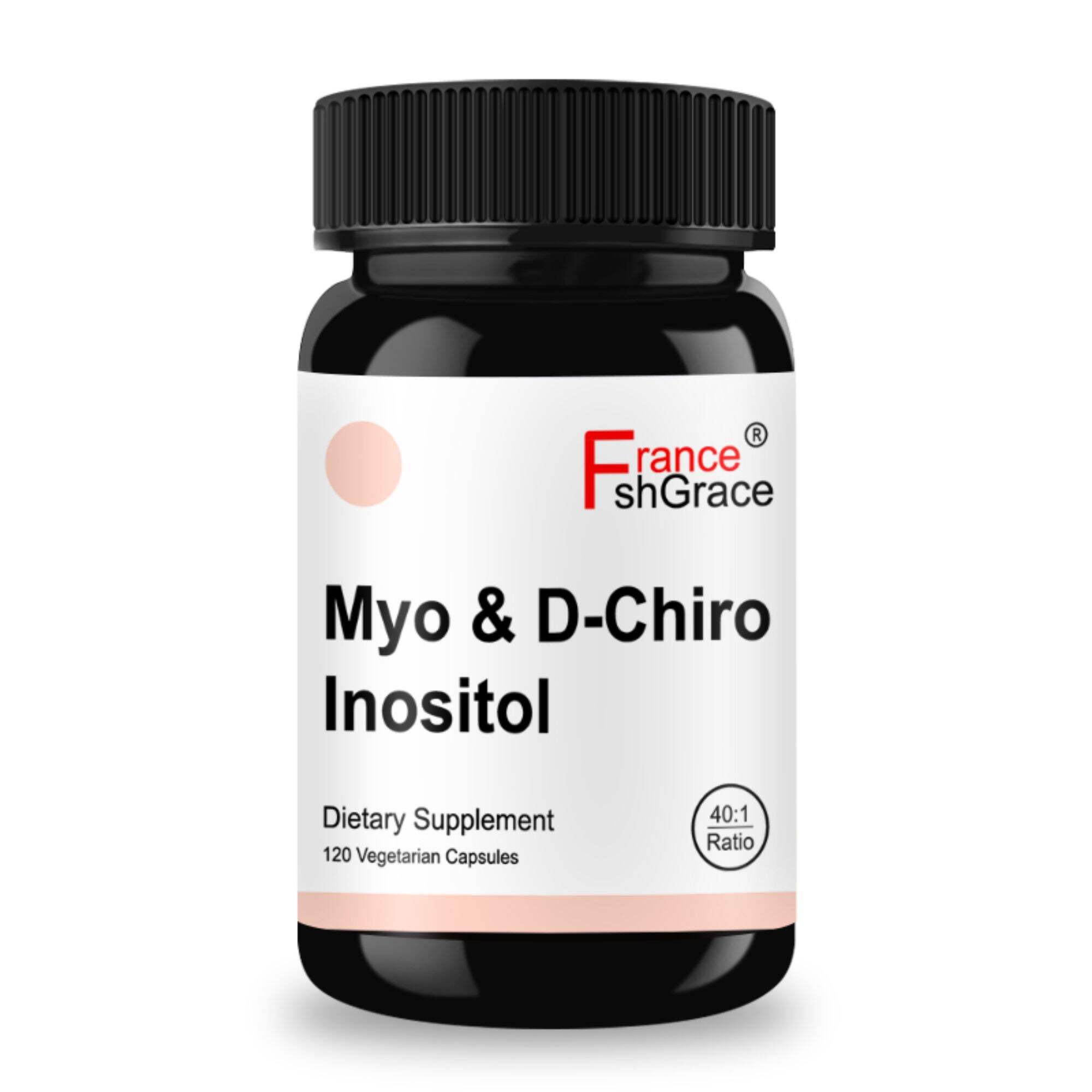  Myo-Inositol & D-Chiro Inositol hormonal balance, support ovarian function 120 Capsules