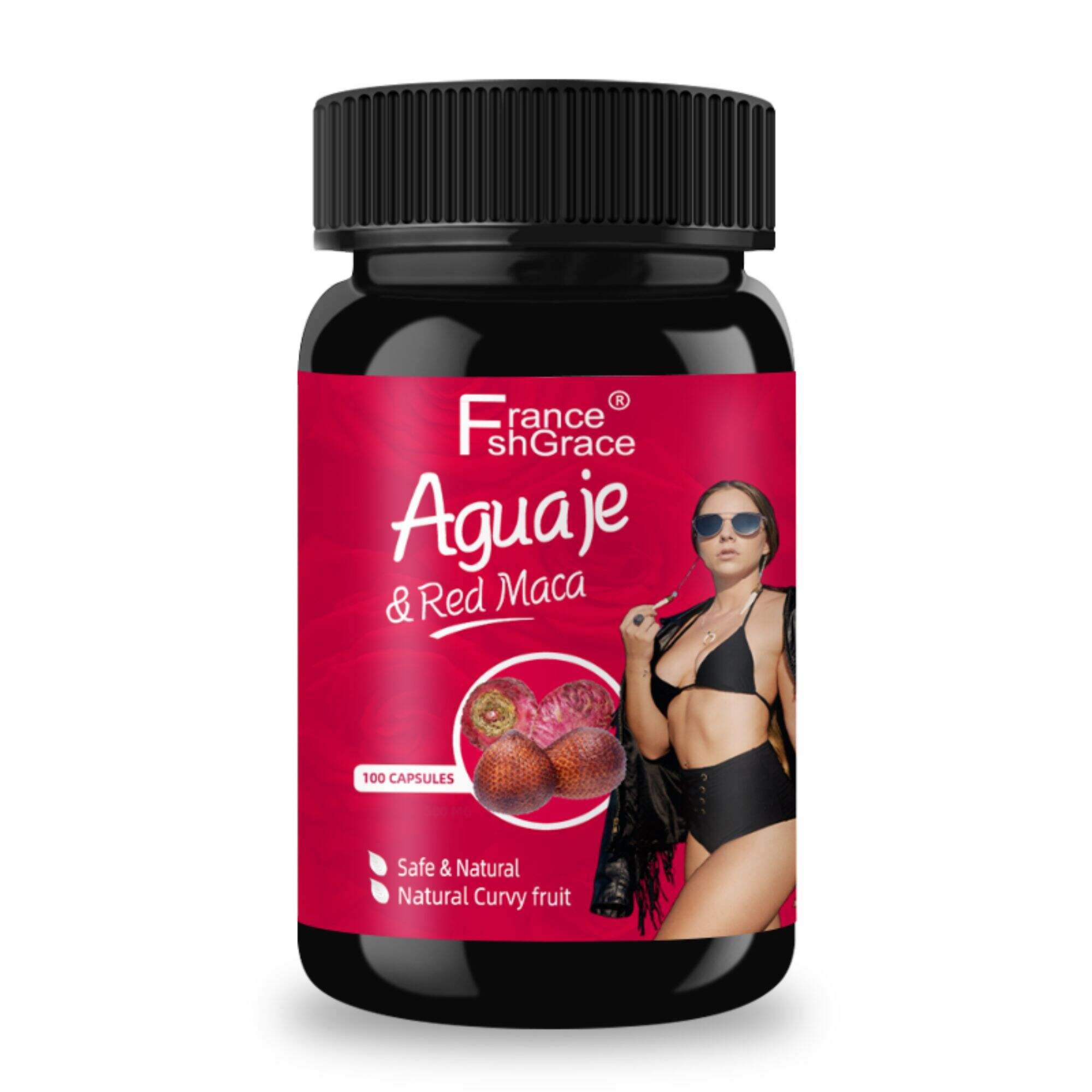 Curves Capsules for Women - Natural Supplement - 1000 mg per Serving - Butt and Breast Enhancement Pills - Aguaje