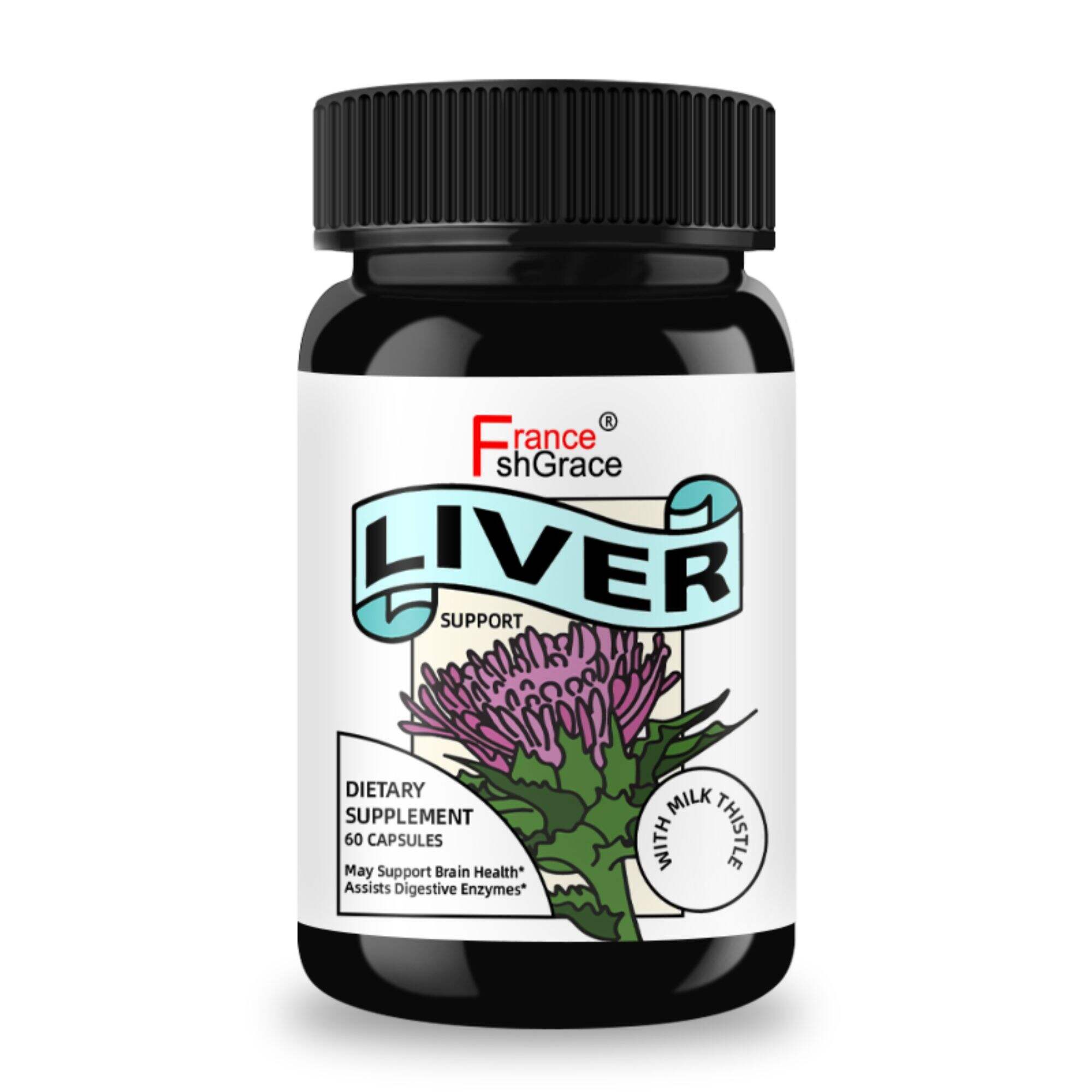 Liver cleansing detoxification and repair complex 60 capsules- silymarin