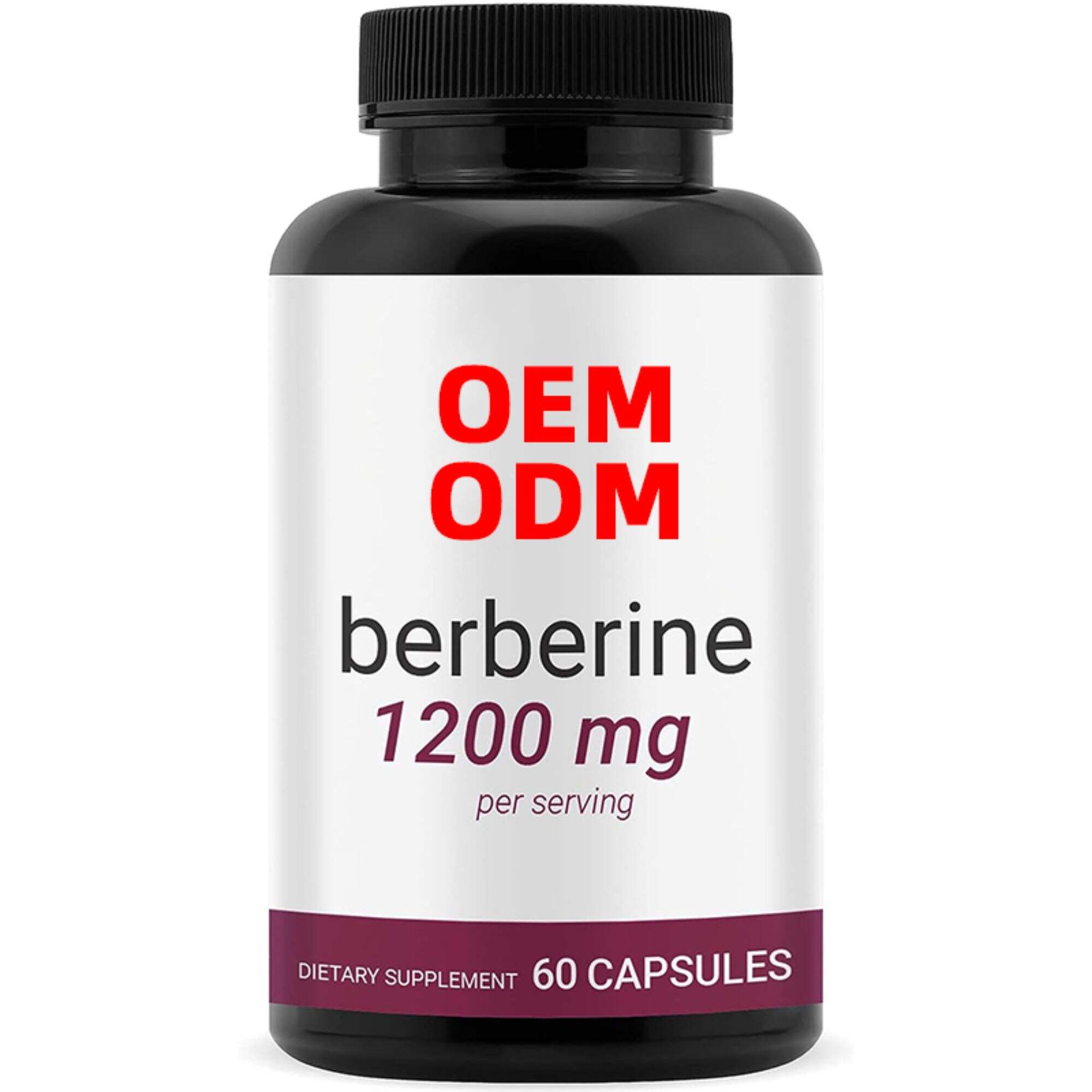 อาหารเสริม Berberine - Berberine 1200 มก. ต่อหนึ่งหน่วยบริโภค - Berberine HCI - Berberine Plus - 60 แคปซูล