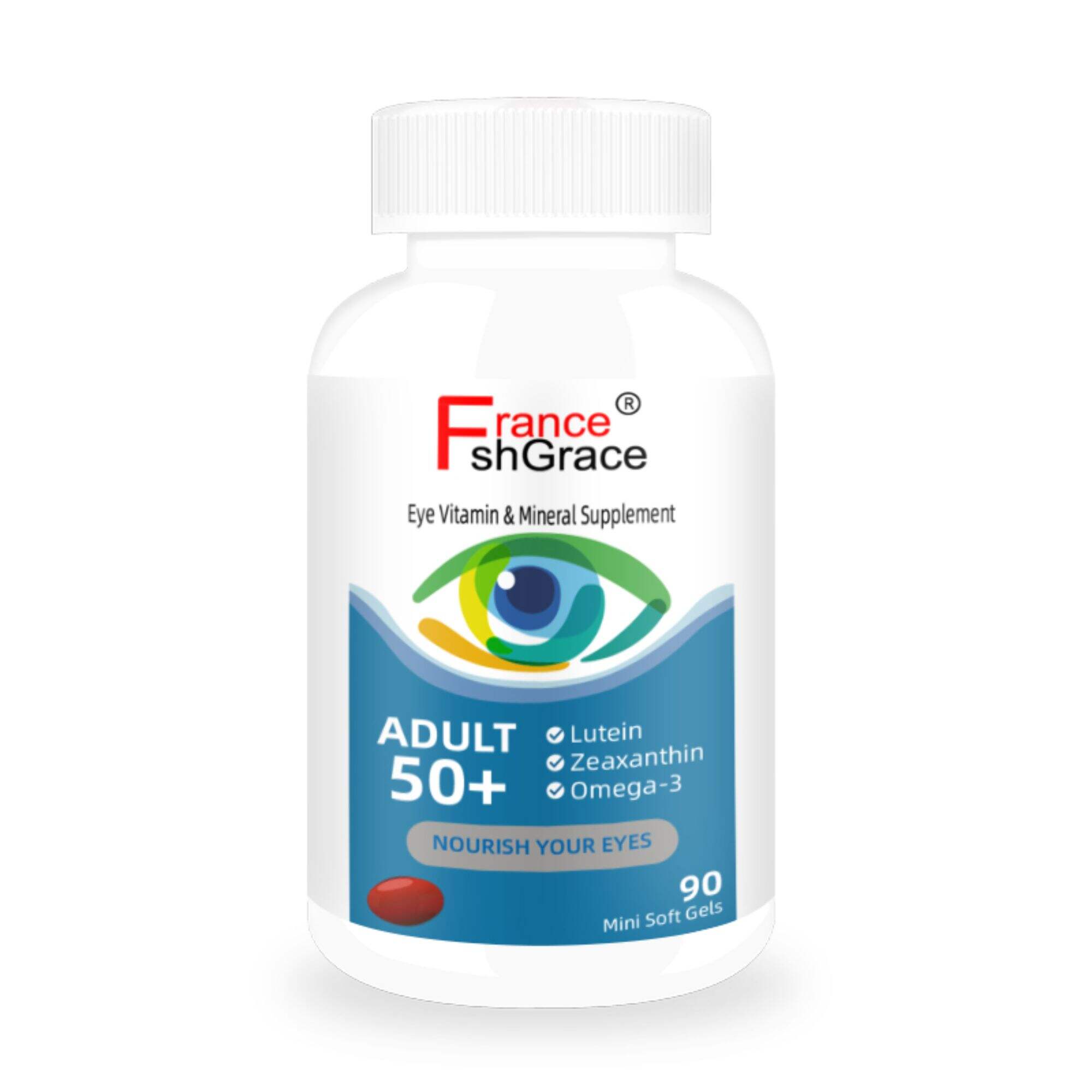 Eye Vitamin & Mineral Supplement, Contains Zinc, Vitamins C, E, Omega 3, Lutein, & Zeaxanthin, 90 Softgels