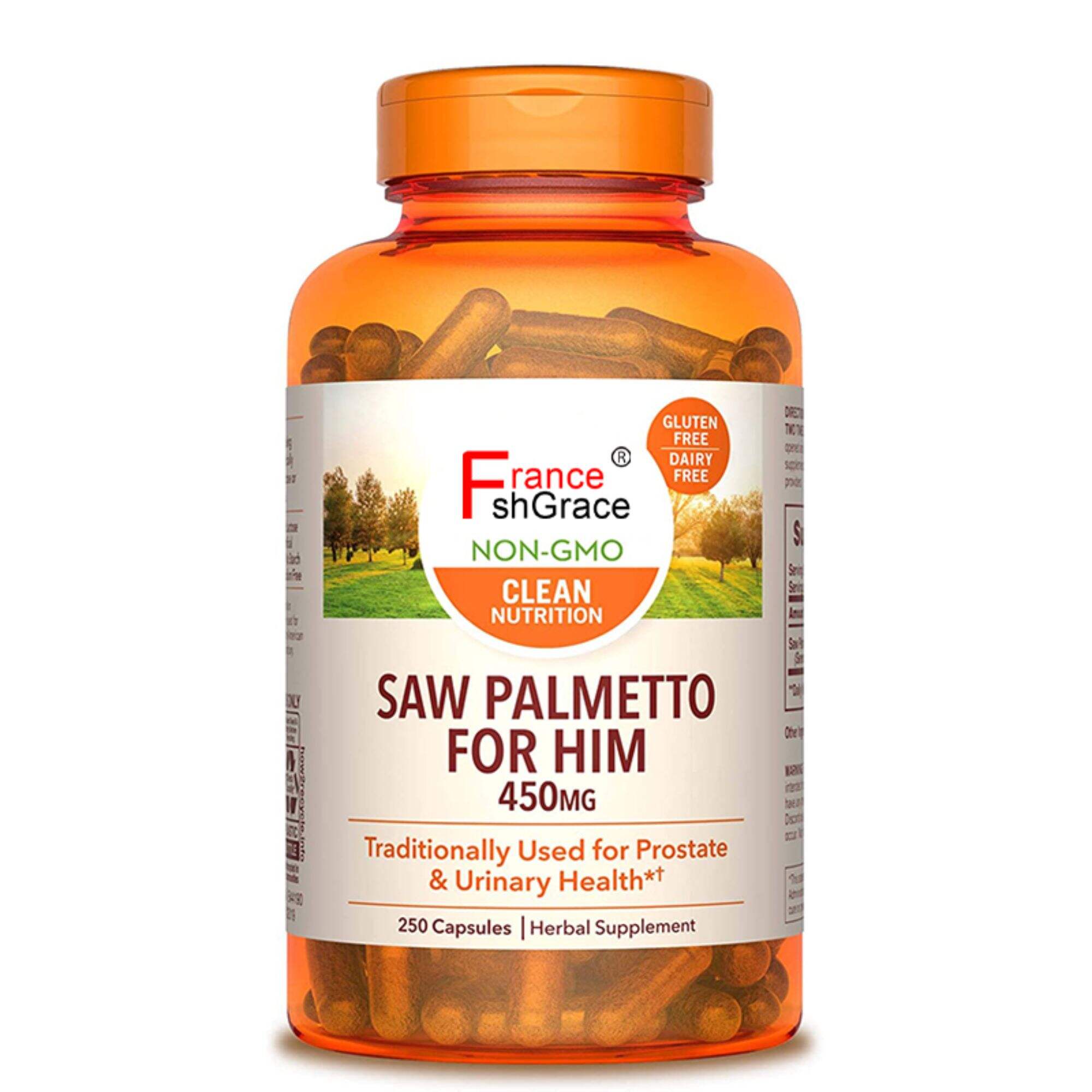 Saw Palmetto 450 mg 250 Capsules