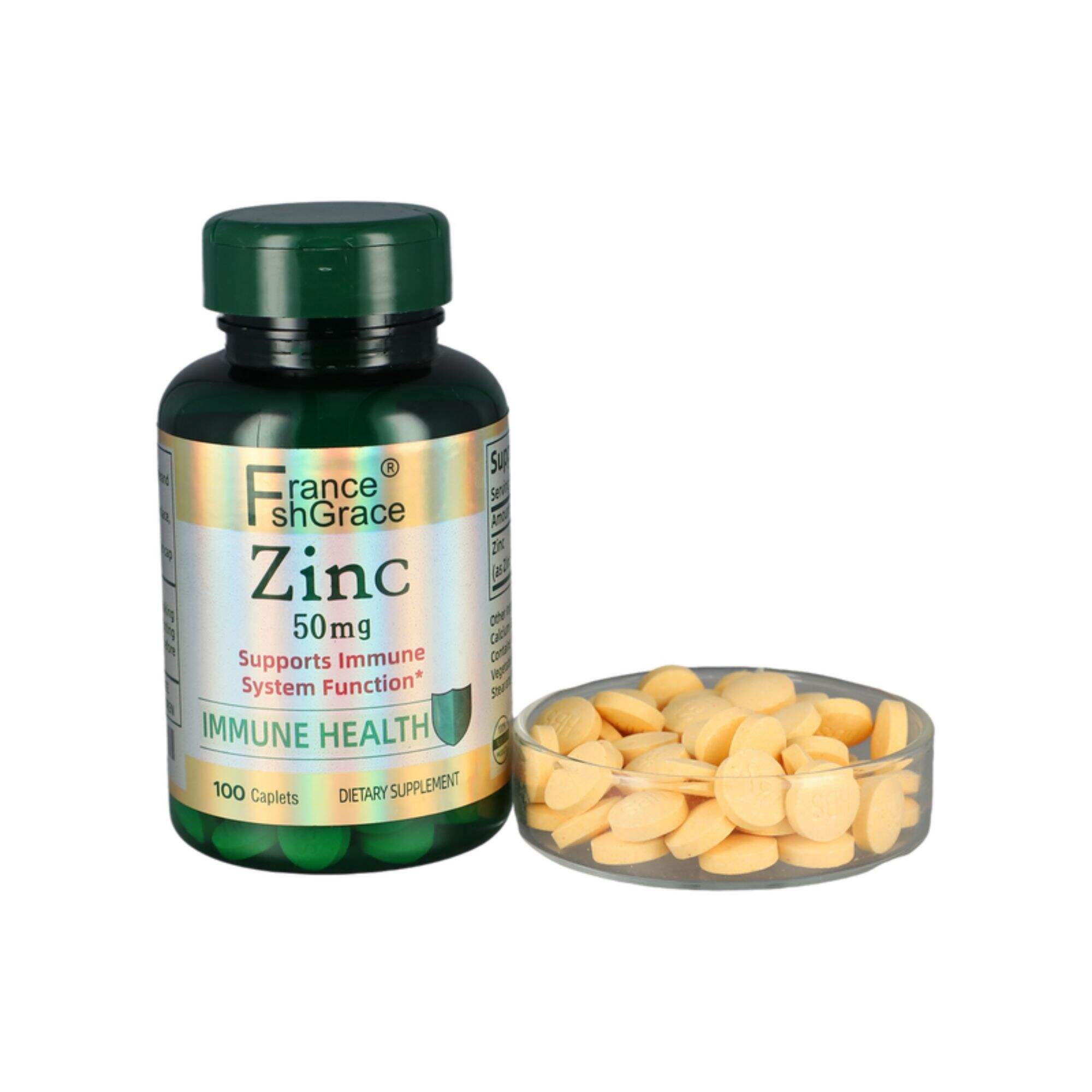 Zinc Supports Immune System Function Dietary Supplement