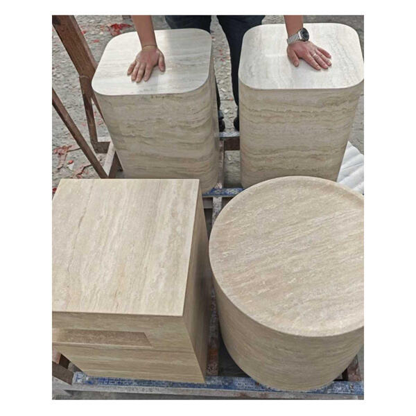 Ikuisvihreä eleganssi ja moderni muotoilu marmori-alustallisissa