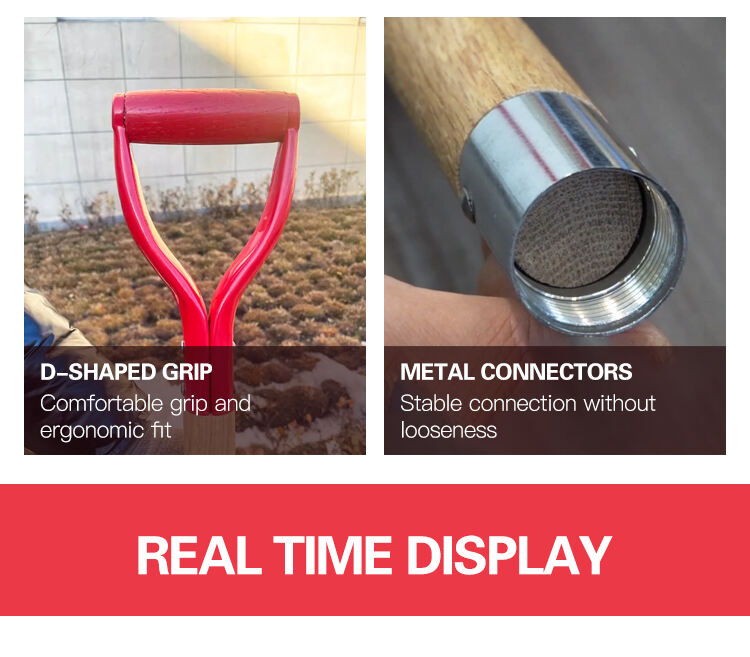 Hot Sale Root Stump Tree Remove Digging Garden Shovel Drain Steel Shovel with Handle details