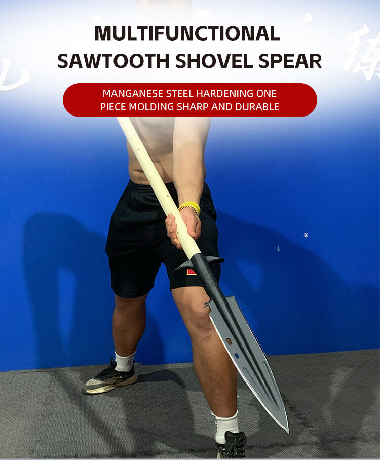 Factory Direct Custom Tools Steel Spear Metal sharp harpoon Camping Spear factory