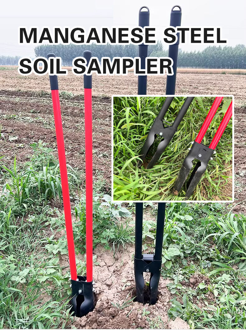 High Quality Heavy Duty Farm Tools Manual Hand Post Hole Digger with Handle for Earth Digger Seedling Shifter manufacture