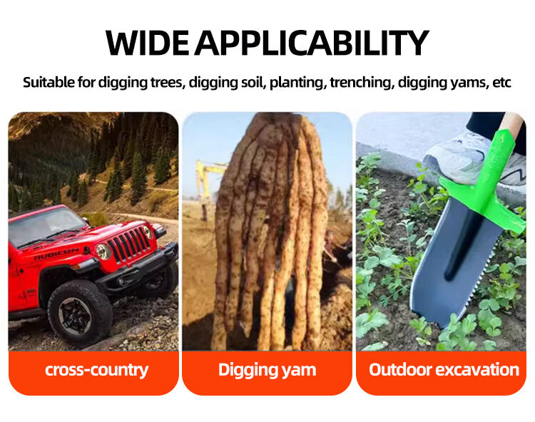 Outdoor Multifunction Tools Portable Scooping Camp Spade Garden Removable Digging Shovel with Handle manufacture