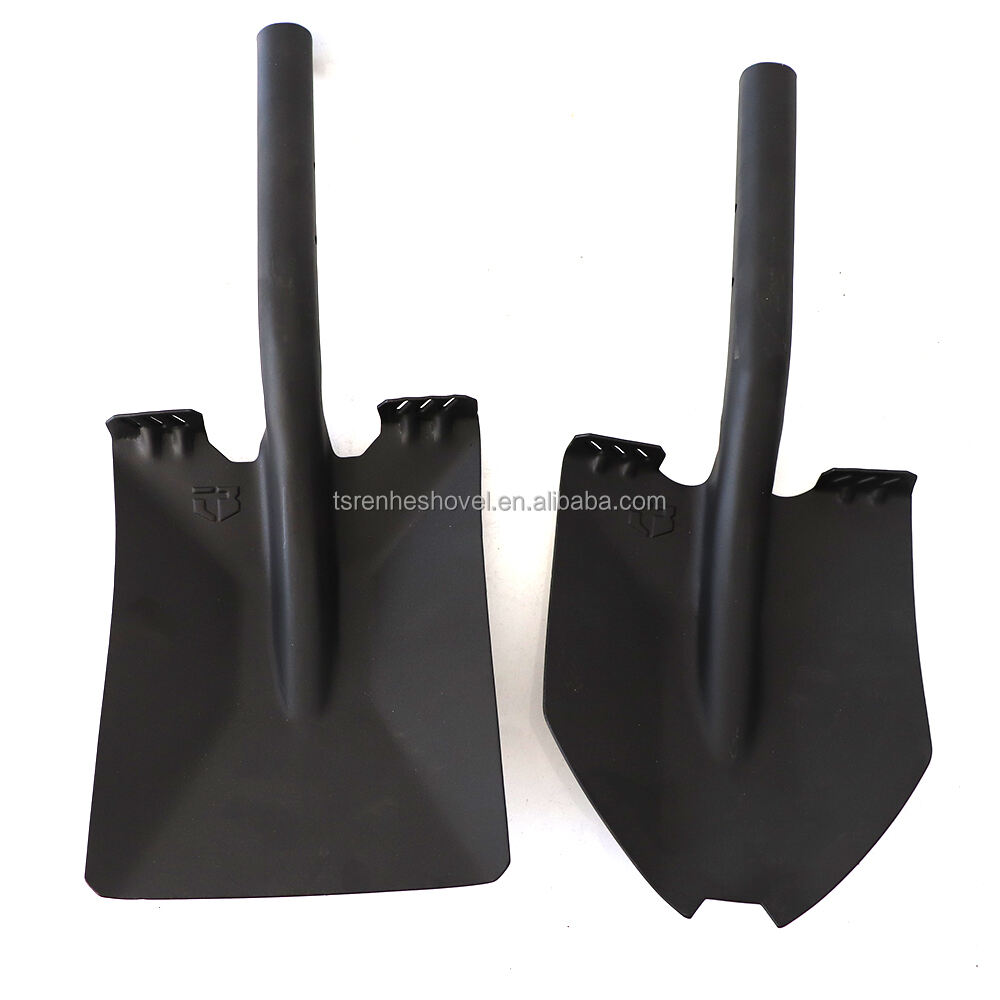 China Factory Direct Produce Farming Agricultural Garden Construction Tools Carbon Steel Black Shovel Spade Head supplier