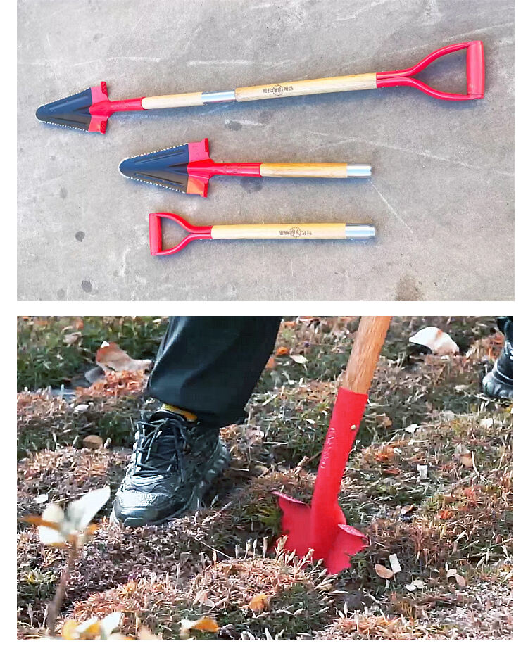 Hot Sale Root Stump Tree Remove Digging Garden Shovel Drain Steel Shovel with Handle manufacture