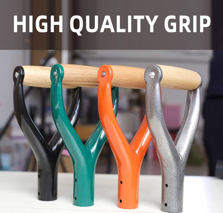 Customizable Plastic and Steel D/Y Wooden Handle for Farm Garden Shovel supplier