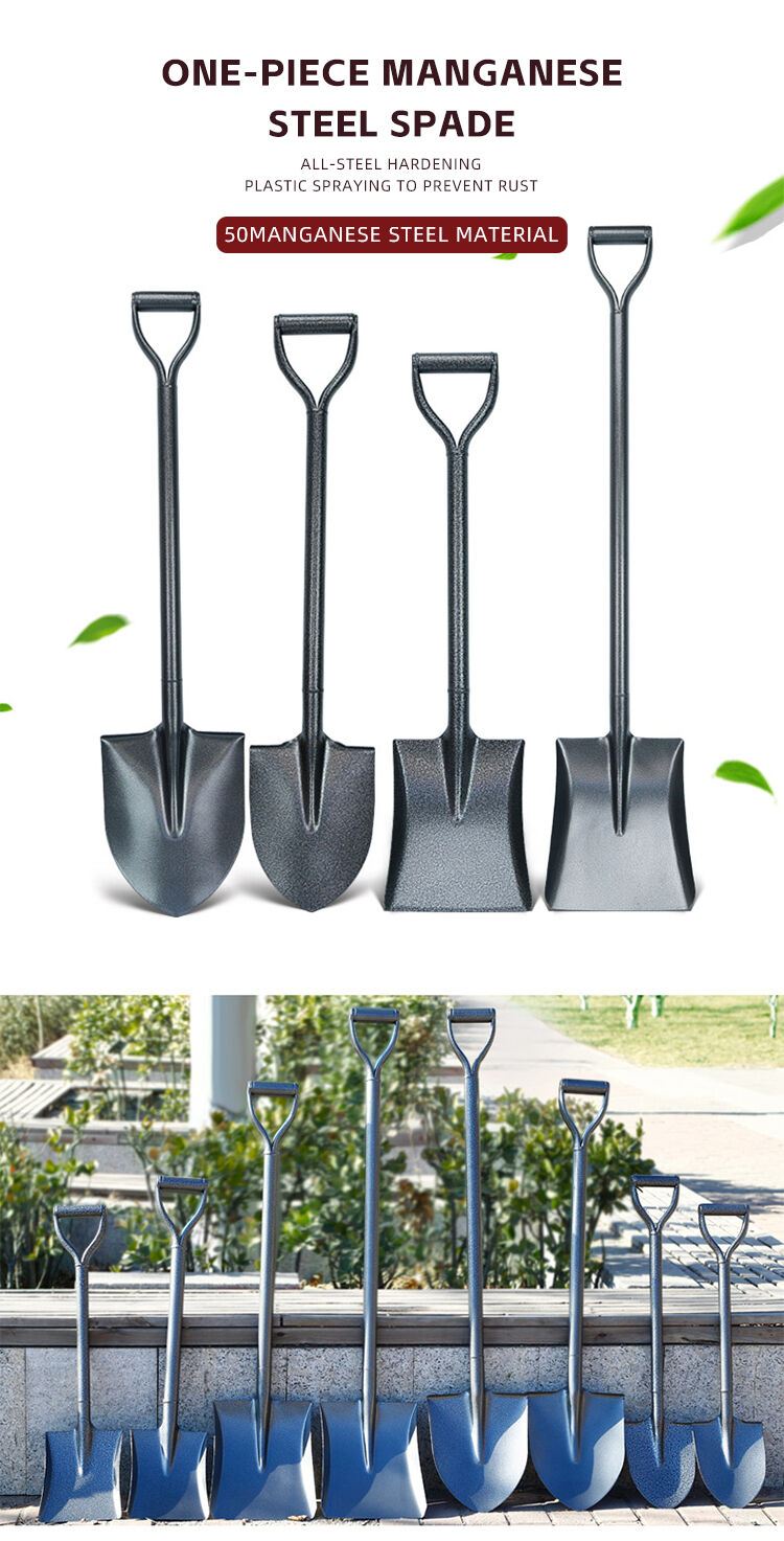 product high quality farm tools metal shovel and camping shovel the  steel shovel with metal handle-2