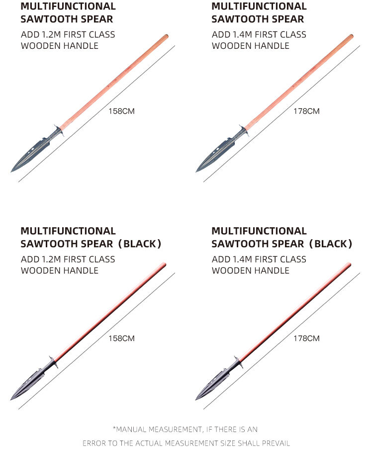 Factory Direct Custom Tools Steel Spear Metal sharp harpoon Camping Spear details