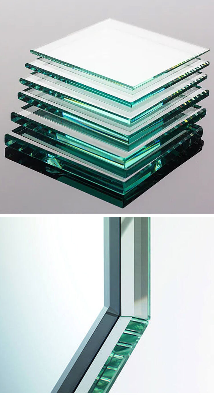 product high performance vacuum glass for energy saving noise reduction and modern architectural design-2