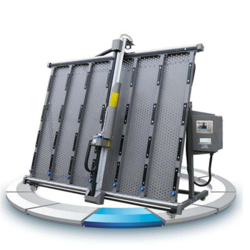 Bathroom Mirror Glass Production Line Glass Art Products Vertical Blade Plotter Engraving Machine Vertical Glass Cutting Plotter manufacture