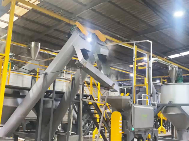 MT-2000 PET Bottle Recycling Washing Line in Colombia