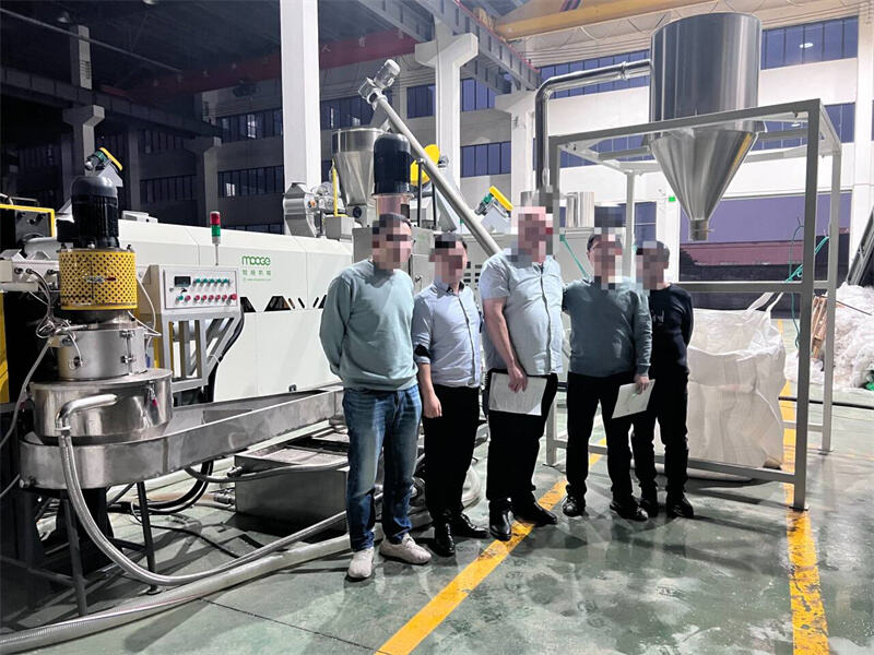 YSS-SJ160 HDPE Recycling Pelletizing Line Water Ring Cutting Type