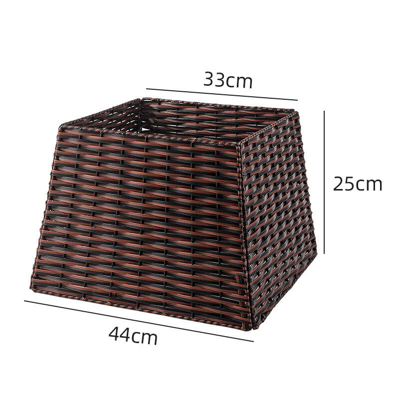 Wholesale Woven Rattan Christmas Tree Decoration Elegant Fence Xmas Tree Skirt Christmas Tree Ornament Base factory