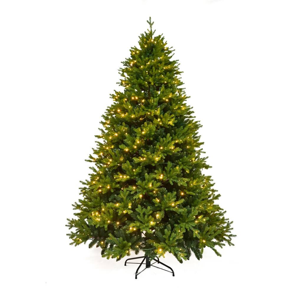 Yiwu Luxury 210cm Pre-Lit PVC Pine Needle and Mixed PVC Christmas Tree High Quality New Arrival Product details