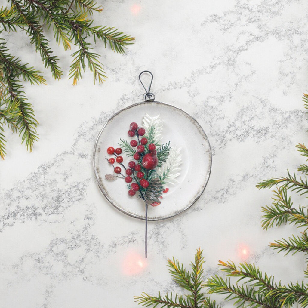 Hot Sale 30cm PE Christmas Tree Decor Picks with Berry & Pine Cone for Amazon Christmas Decorations manufacture