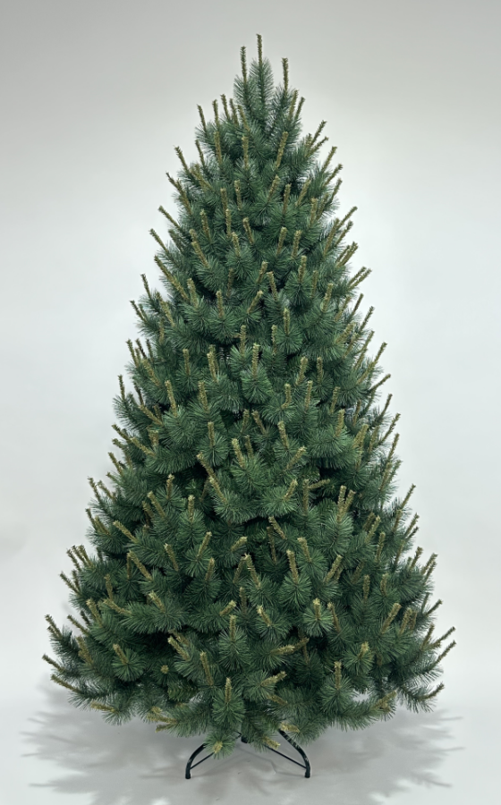 New PVC Pine Needle Navidad Christmas Tree Natural Shape Artificial Standing Base Customized Size manufacture