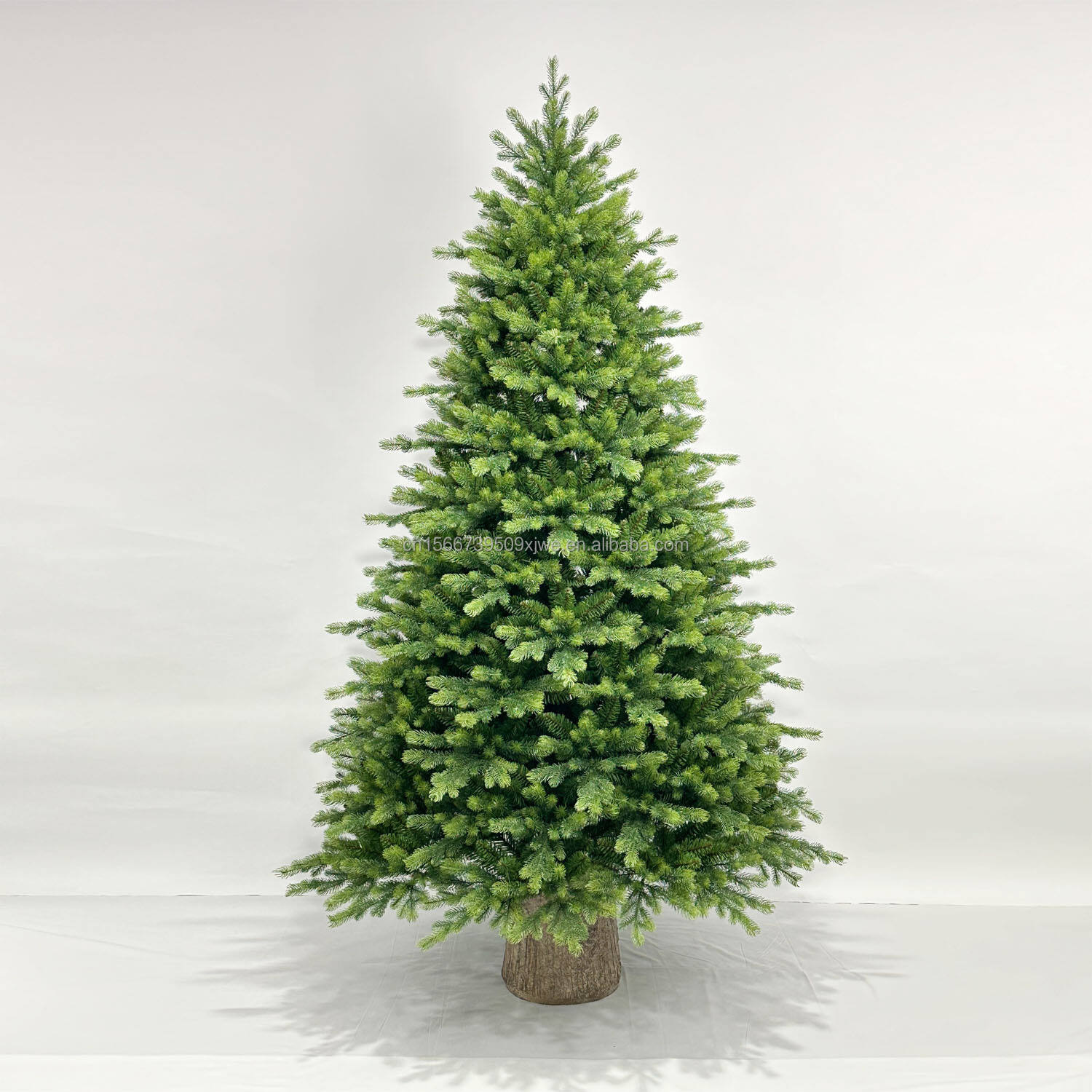 2025 New Style Hinged Artificial Folding Christmas Tree PE + PVC Mixed with Magnesium Oxide Stand supplier