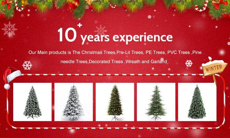 Direct Factory Sale Green Full PVC Inverted Tree Christmas Decoration Personalized Indoor Simple Iron Christmas Tree details