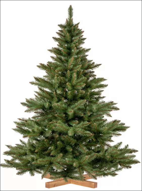 Hot Sale Luxury Artificial PVC Natal Albero Arbol De Christmas Tree with Wooden Base Celebrate Party Events supplier