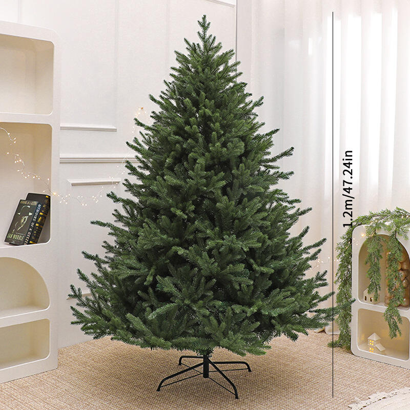 Navidad 180cm Yiwu Automatic Hinged Christmas Tree Mixed PE and PVC for Home Decor Factory Wholesale Christmas Decoration details