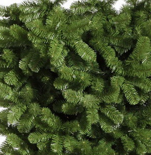 Direct Factory Sale Green Full PVC Inverted Tree Christmas Decoration Personalized Indoor Simple Iron Christmas Tree factory