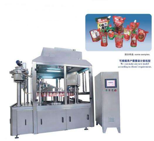 7000 Pouch Per Hour Stand-up Pouch Filling Capping Machine
