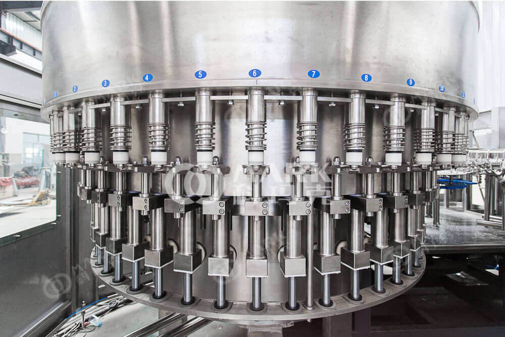 filling part of water bottling equipment