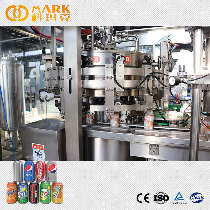 Automatic 330ml 3000cans Per Hour Craft Beer Beverage Juice Aluminum Can Filling Sealing Machine / Beer Canning Equipment Line