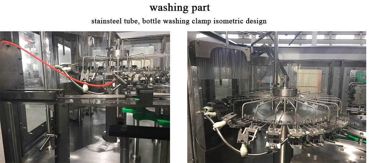 washing part of juice filling machine