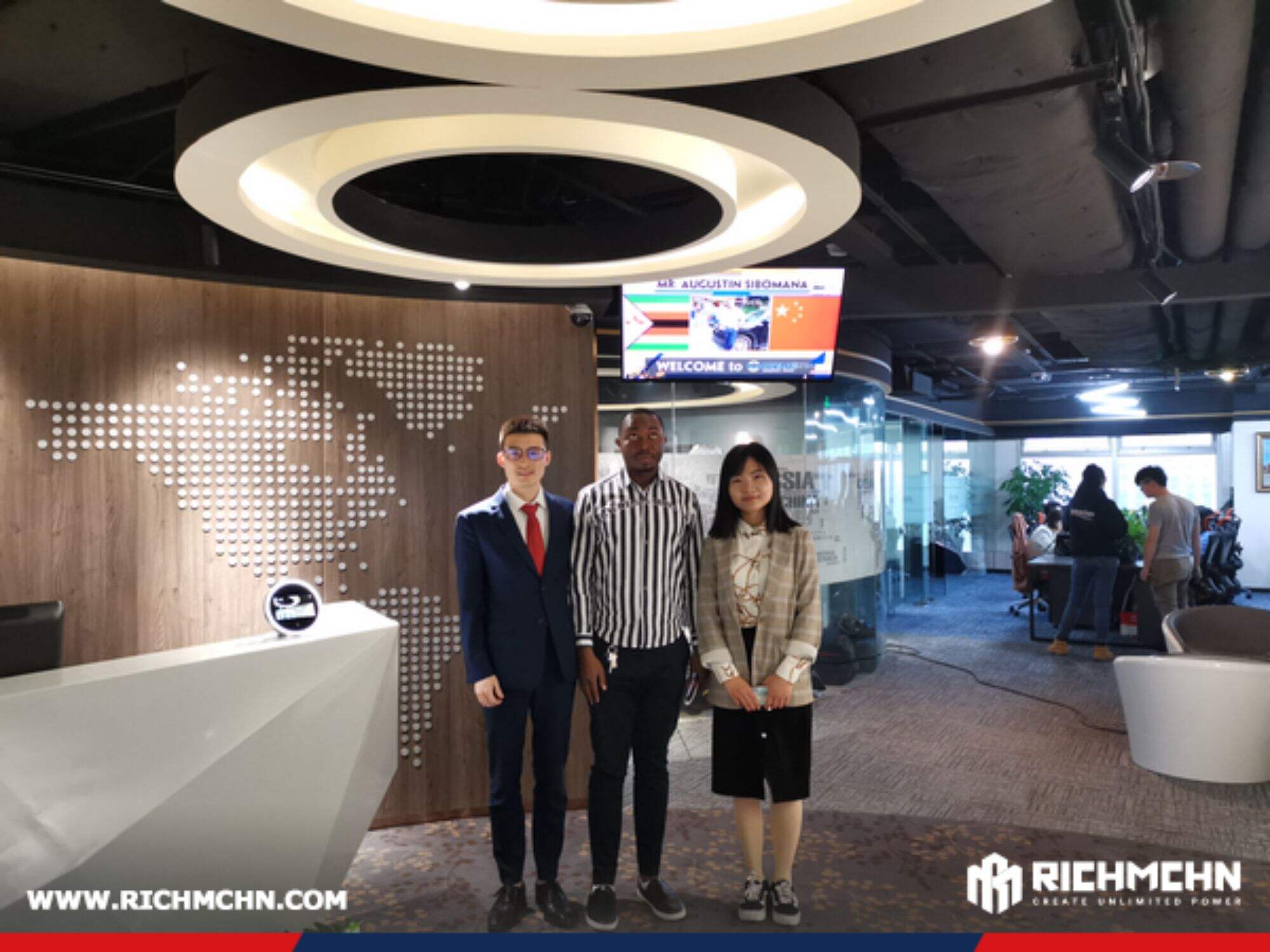 Zimbabwe Clients Visited RICHMCHN Office