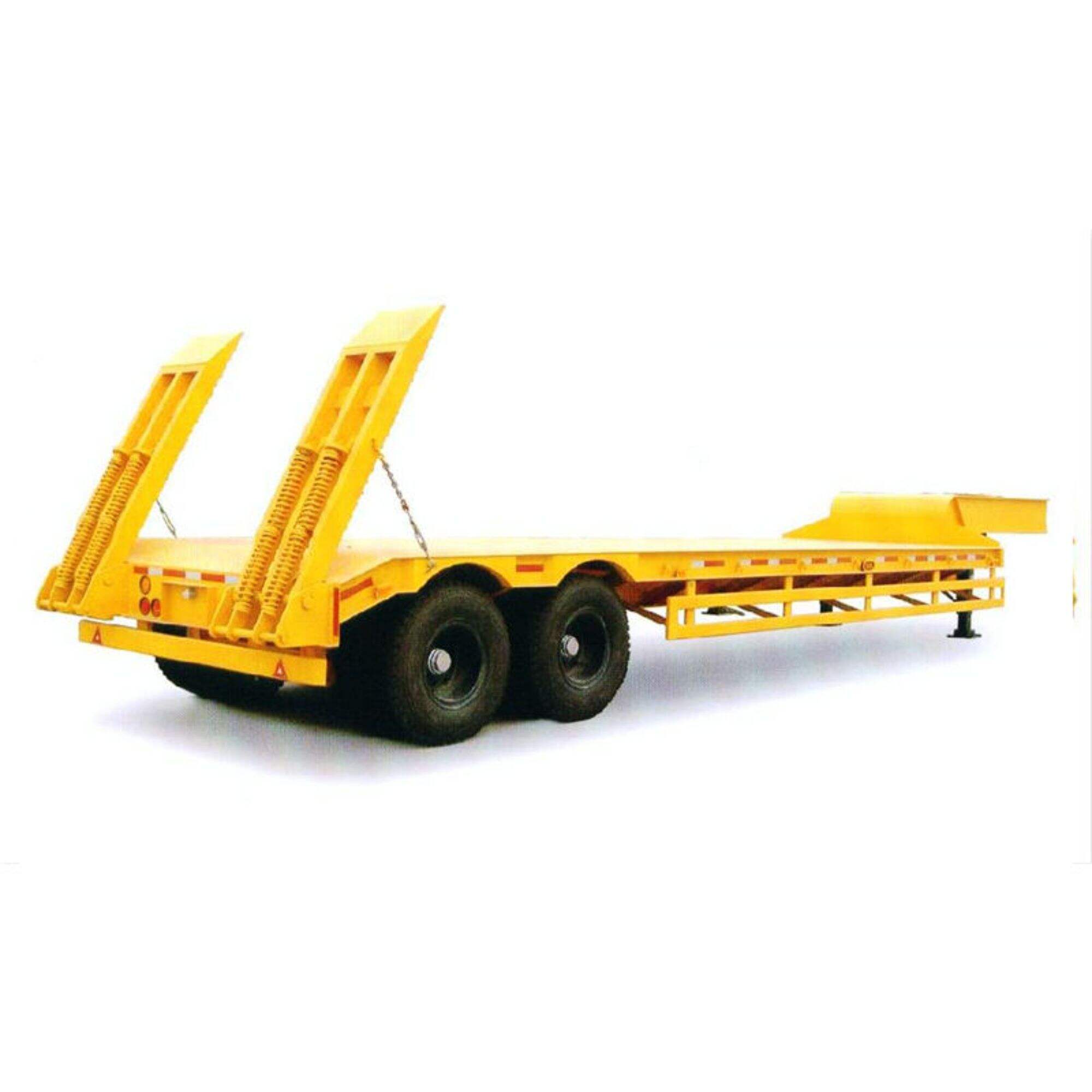 Specifications 3 Axle 40ft Flat Bed Container Semi Trailer