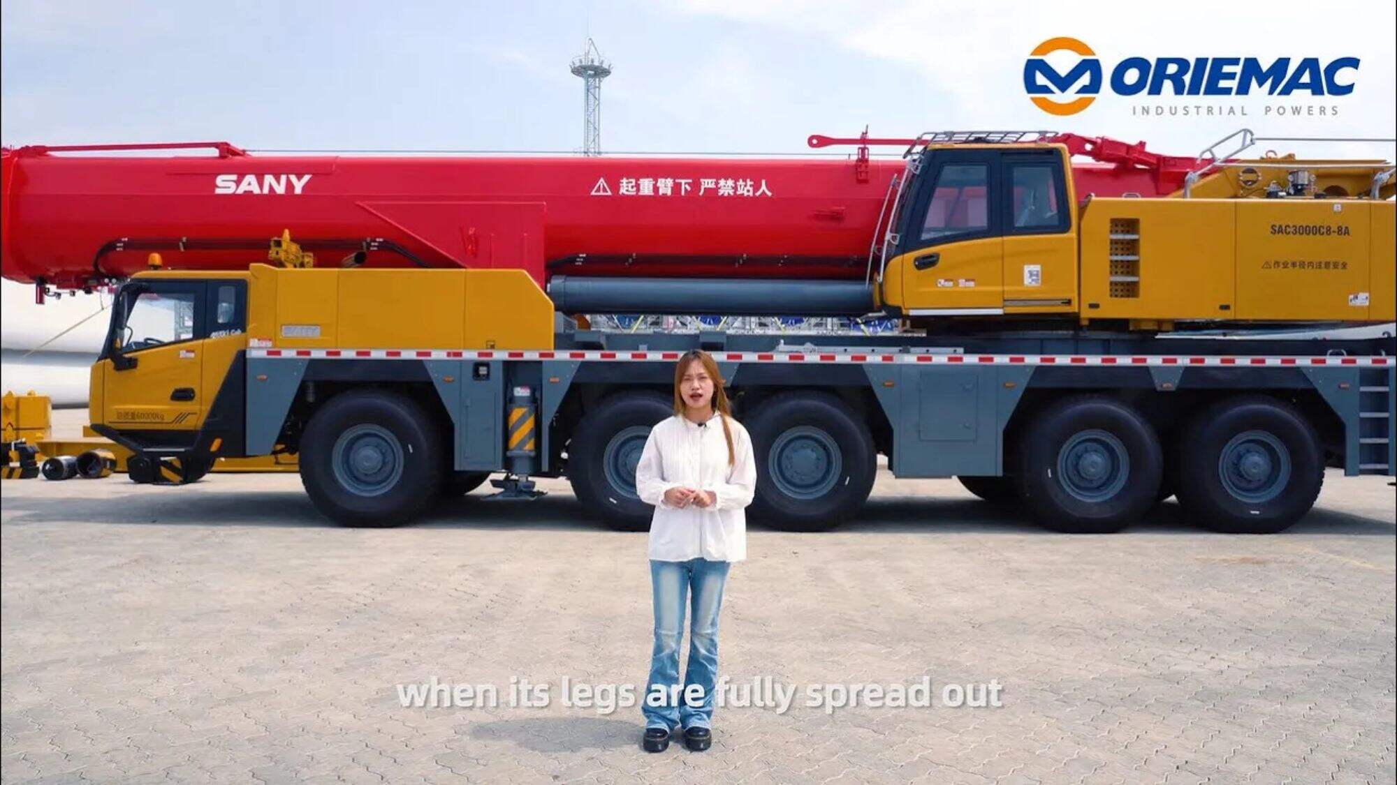 SANY SAC3000 Truck Crane to Argentina
