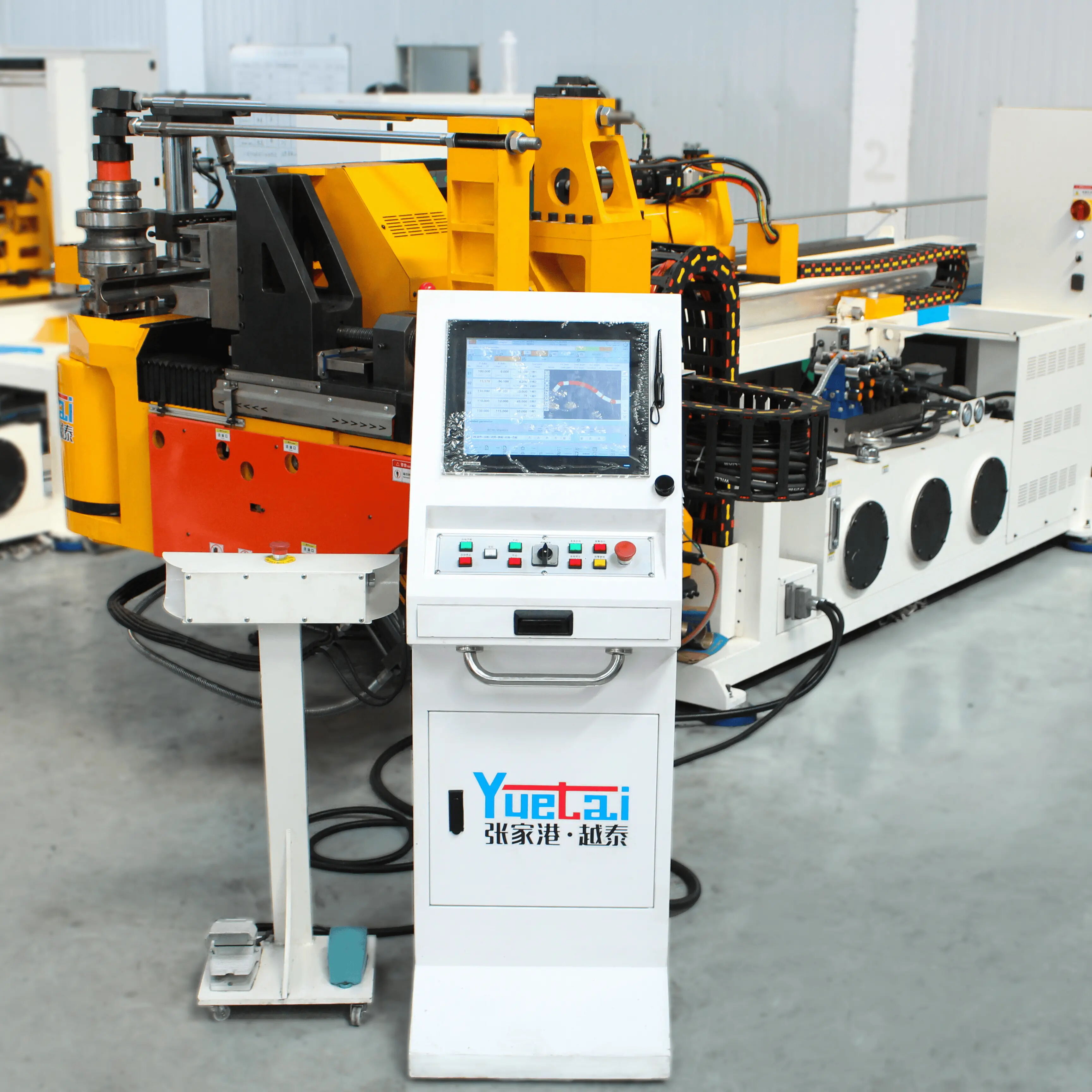 90CNC 6A MS CNC Tube Bending Machine Iron Tube Square Tubing Bender With Motor for Aluminum and Stainless Steel Brass Tube Pipes details