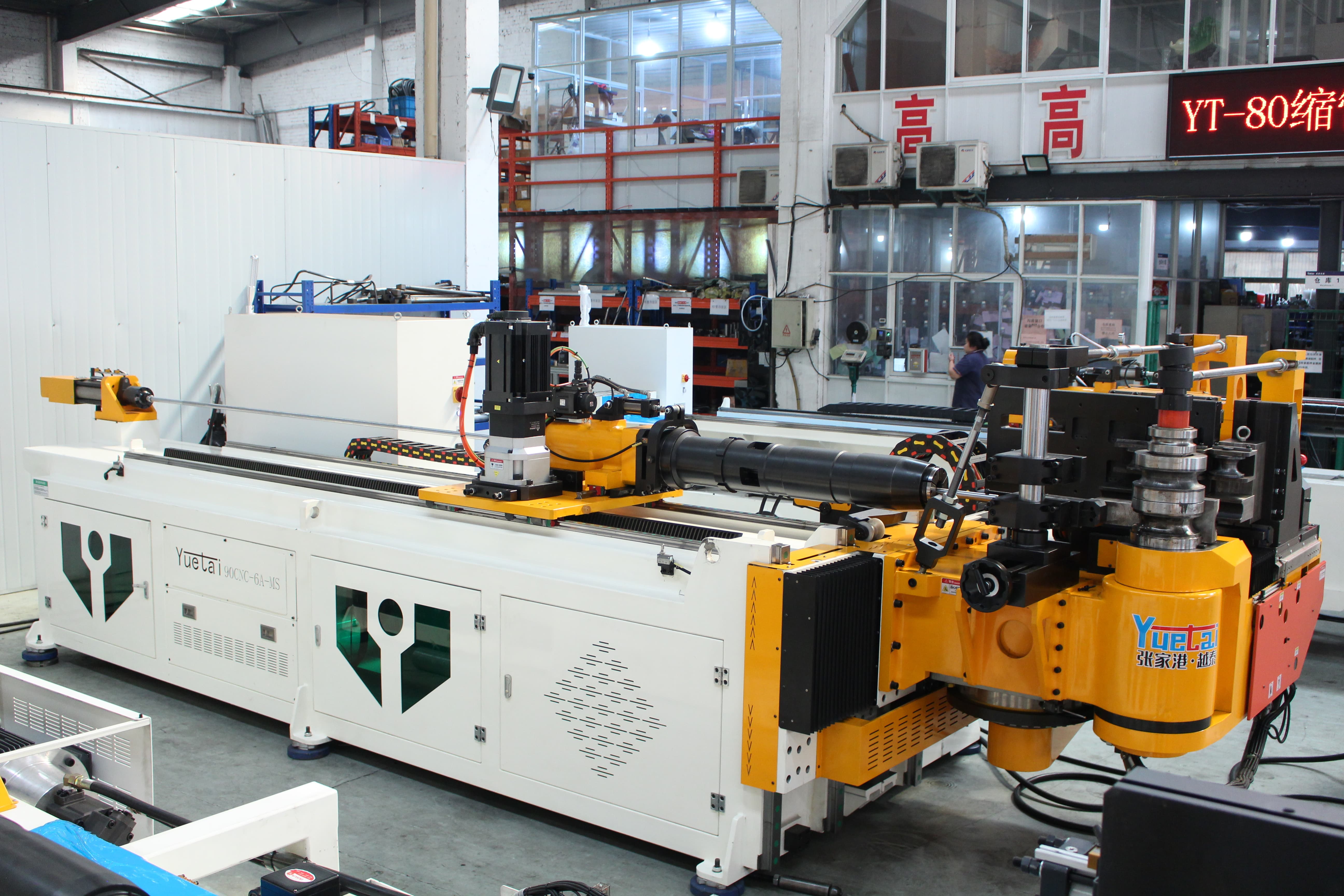 Factory Direct Sales Double Head Cnc Automatic Hydraulic Tube Bender Carbon Steel Tube Pipe Bending Machine supplier