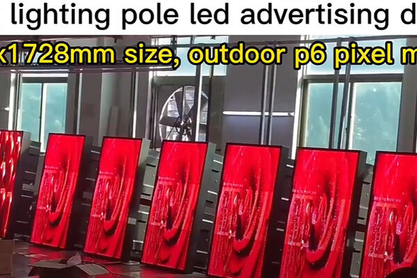 Lighting Pole LED Display, Street Pole LED Display