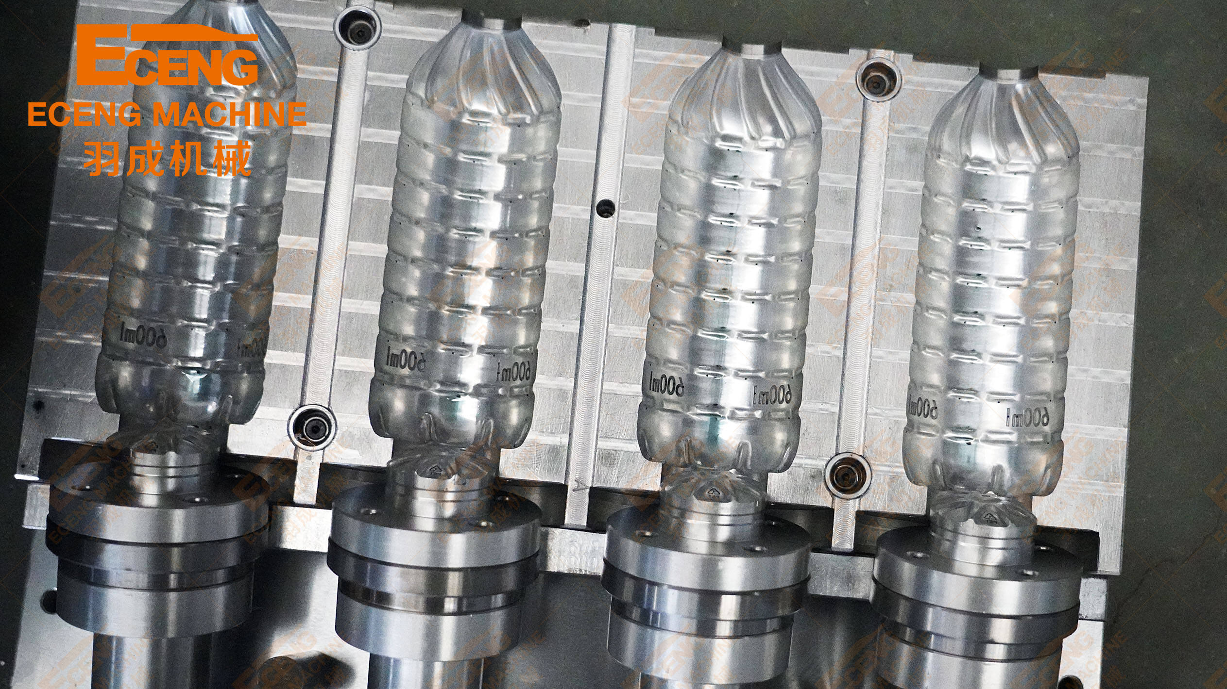 product eceng 4 cavity bottle blower machine mould blowing mold841-8