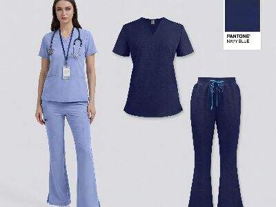 Building a Cohesive Team Look with Matching Women Scrub Sets